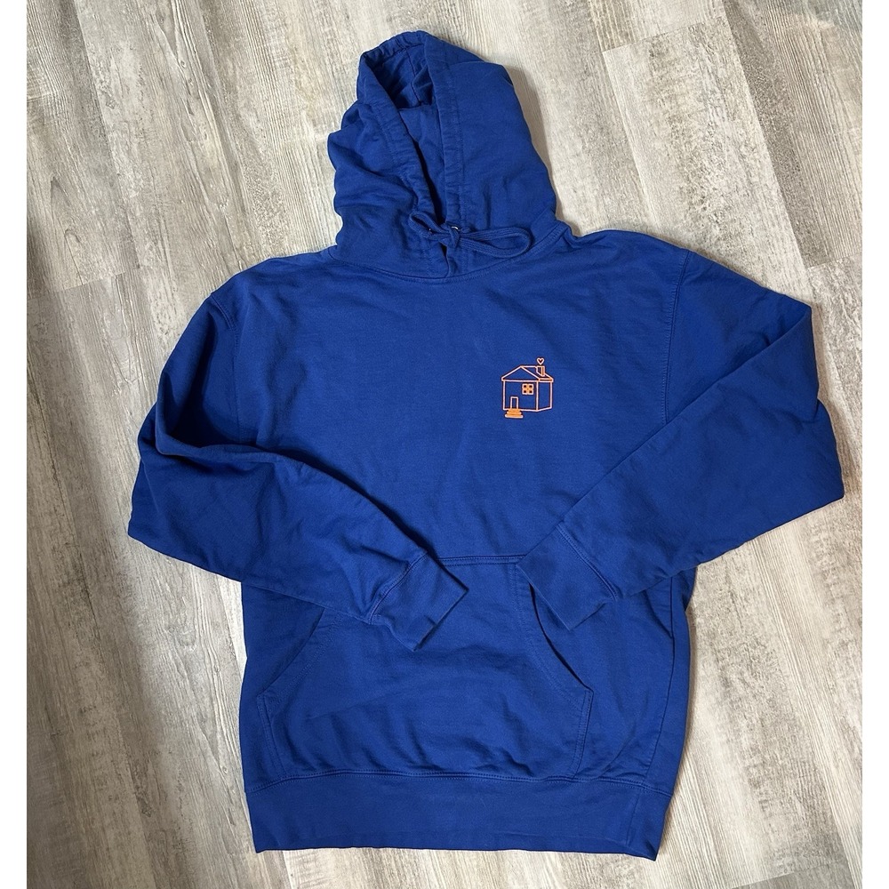 Harry Styles Hoodie Mens Large Blue Harry's House Tracklist Tour Merch 2022